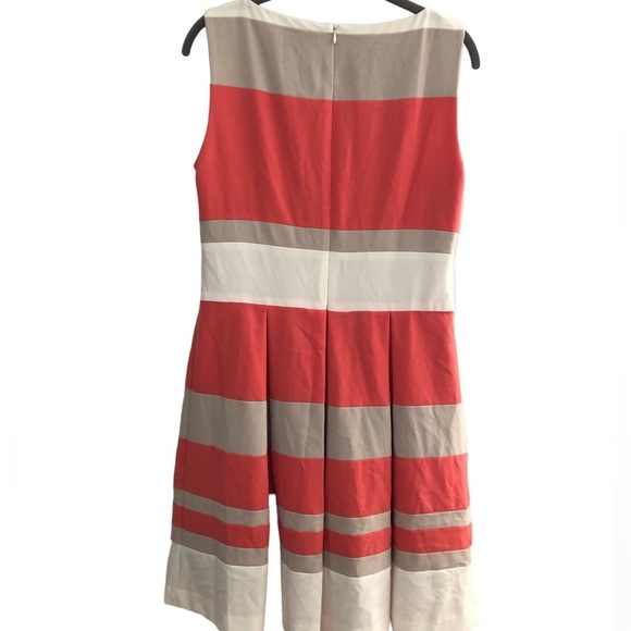 RALPH LAUREN Pleated Tailored Sleeveless Dress 10 - Picture 3 of 13